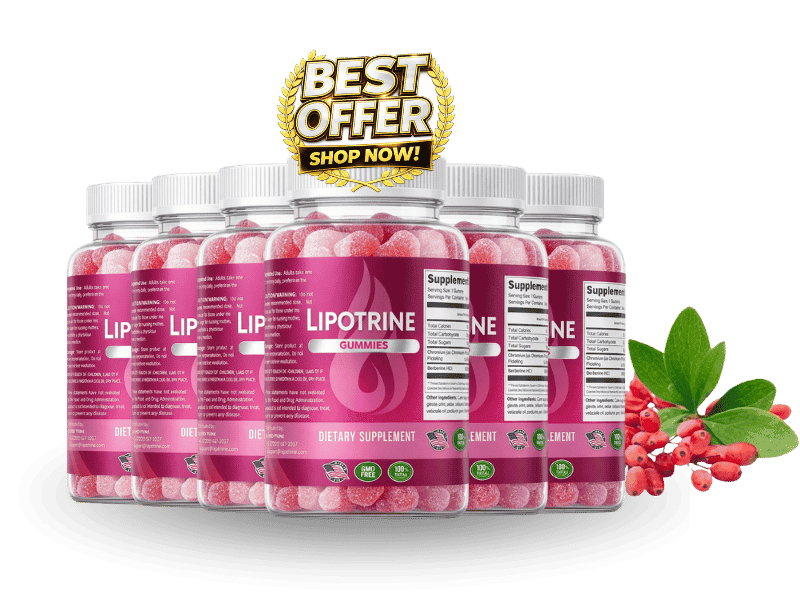 LipoTrine Gummies 6 Bottle